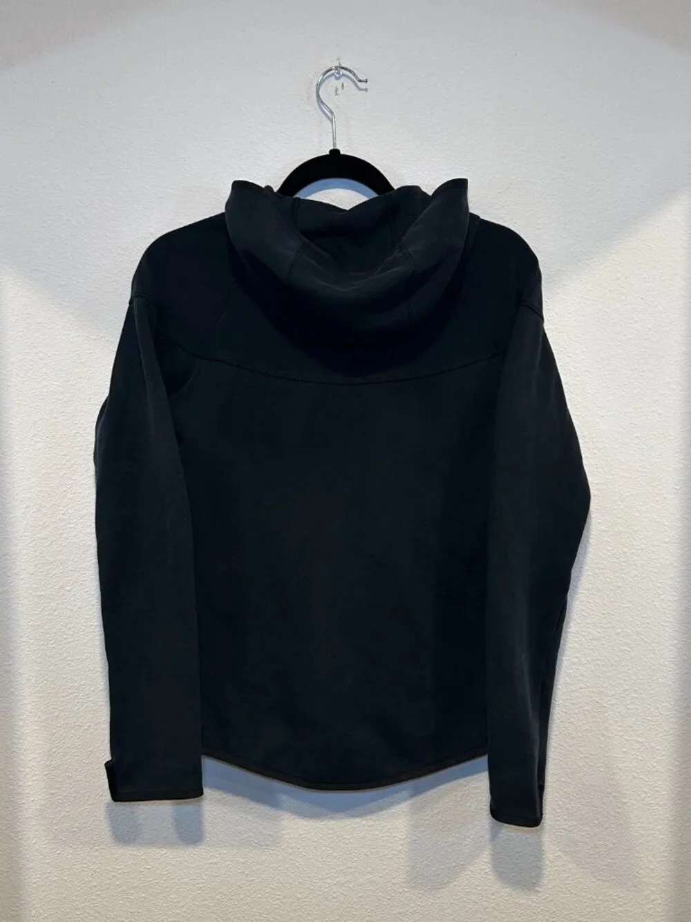 Nike Women's Athletic Full Zip Black Hoodie Tech Fleece Jacket Size Small